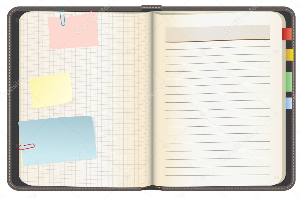 Empty notebook