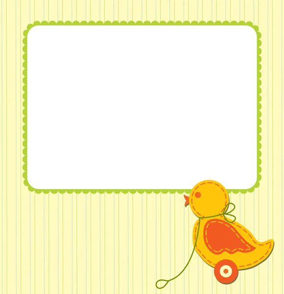 Cartão de bebé — Fotografia de Stock