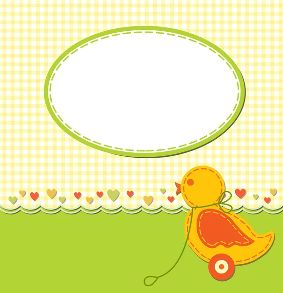 Baby card — Stock Photo, Image