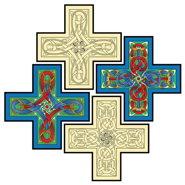 Celtic motifler — Stok Vektör