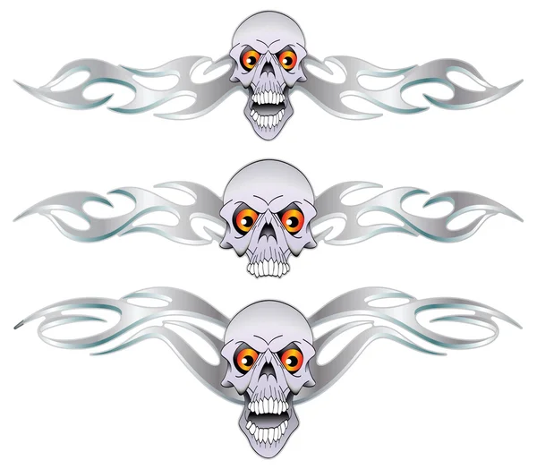 Set crâne — Image vectorielle
