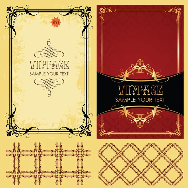 Vintage pattern — Stock Vector