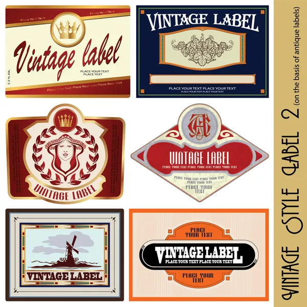 Vintage címke — Stock Vector