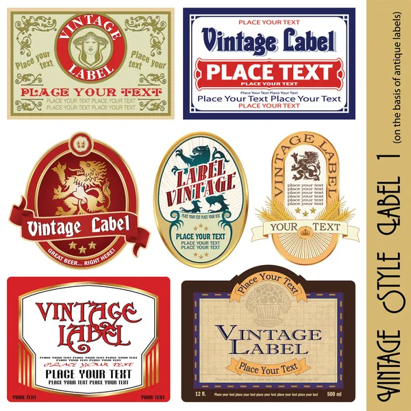 Vintage Label — Stock Vector
