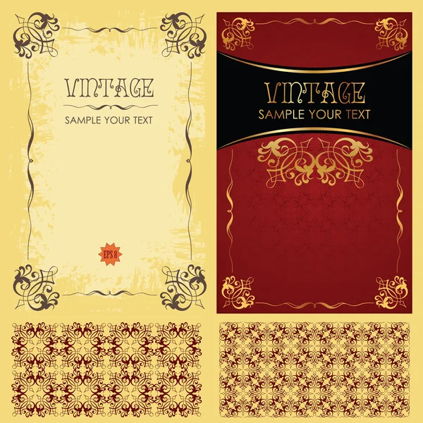 Patrón Vintage — Archivo Imágenes Vectoriales