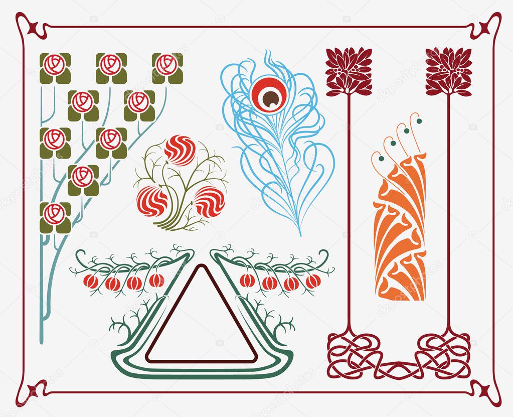 Historical design collection — Stock Vector © bomg11 #3308228