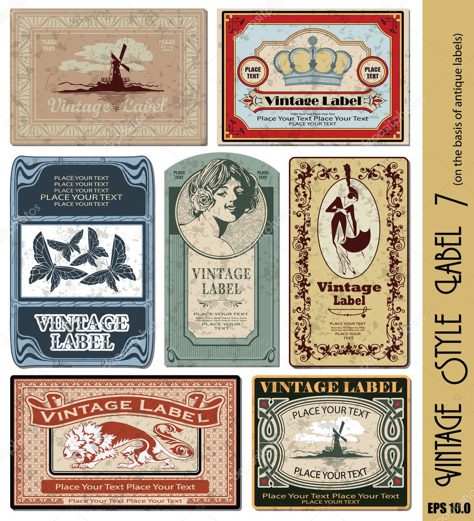 Vintage style label — Stock Vector © bomg11 #3732003