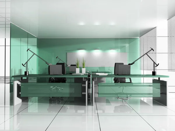 Miejsce pracy w nowoczesnym biurze — Zdjęcie stockowe