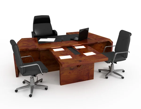 Ensemble de mobilier de bureau — Photo