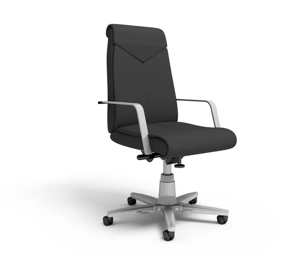 Black office armchair — Stock Photo, Image
