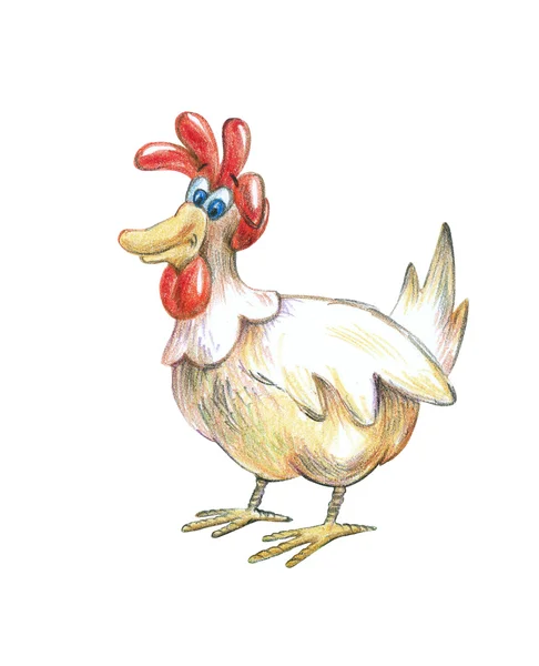 Курица с уткой — стоковое фото