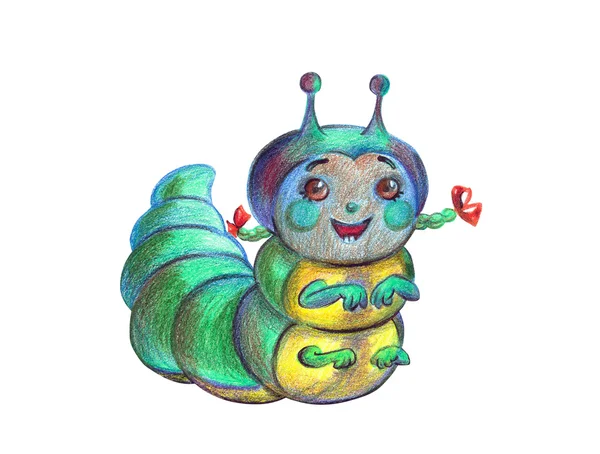 Merry caterpillar — Stock Photo, Image