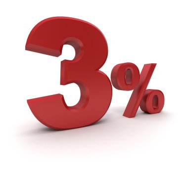 3 %