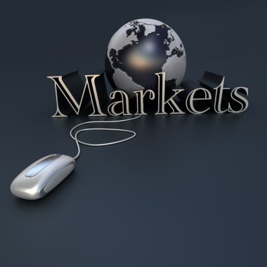 Global market clipart
