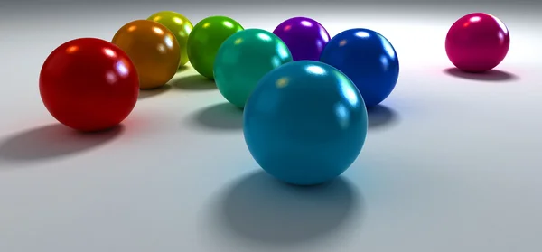 Красочные шарики — стоковое фото