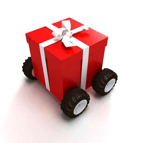Gift delivery — Stock Photo, Image