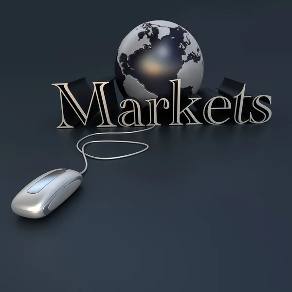 全球市场 — 图库照片