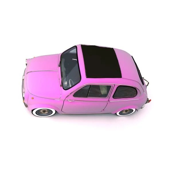 Zachte top roze vintage auto — Stockfoto