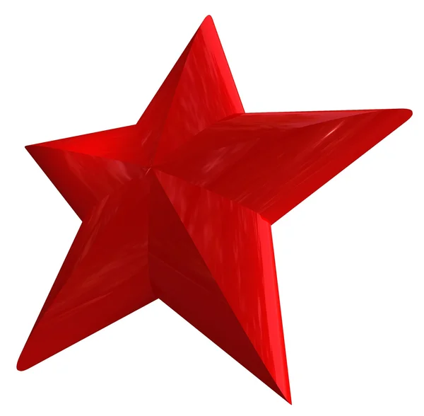 Червона зірка — стокове фото