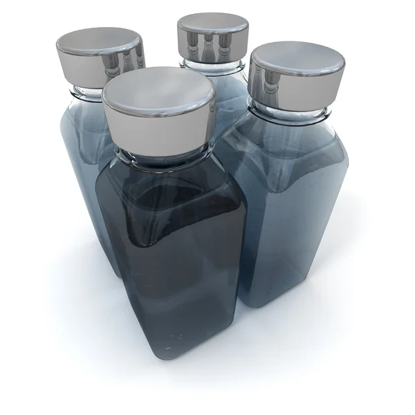 Sample bottles — Stock Photo, Image