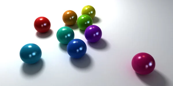 Esferas coloridas — Fotografia de Stock