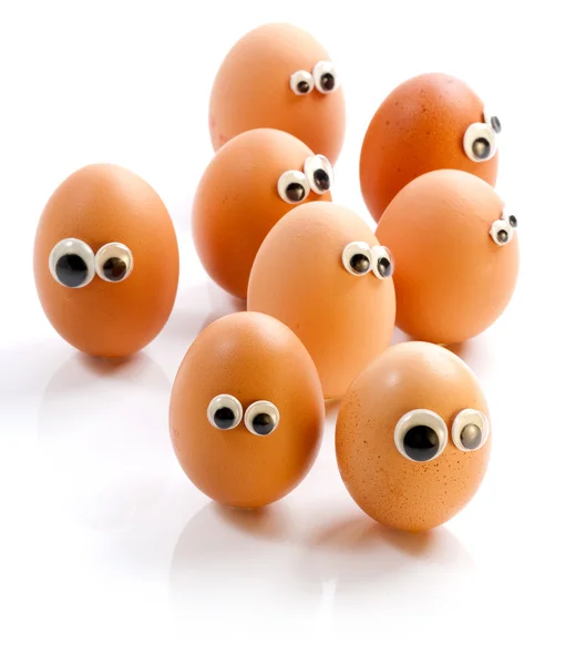 Eieren invasie — Stockfoto