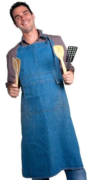 Happy young cook — Stock Photo, Image