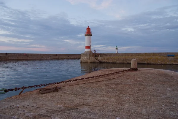 港の灯台 — ストック写真