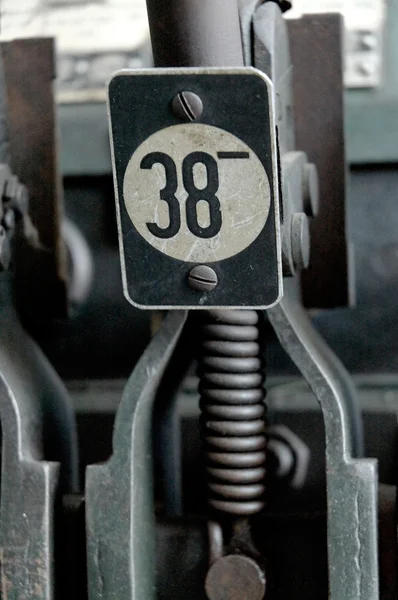 Maschinennummer 38 — Stockfoto