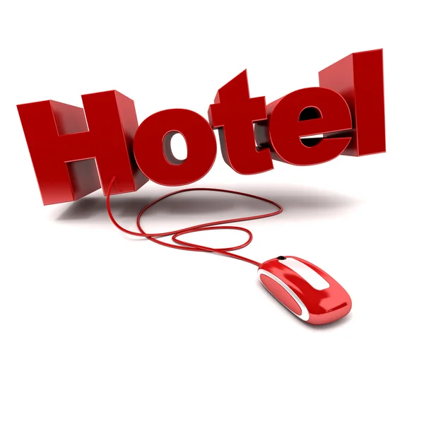 Hotel Online — Fotografia de Stock