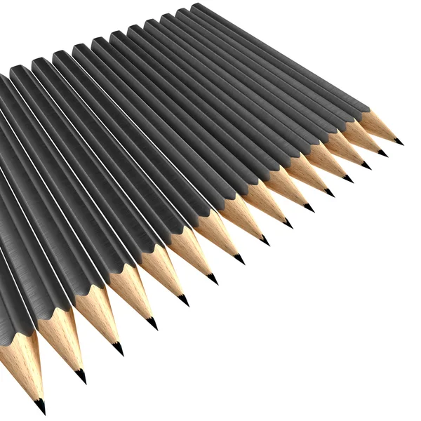 Šedé tužky — Stock fotografie