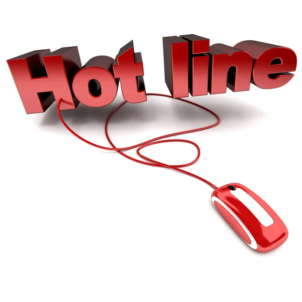 Hotline — Stockfoto