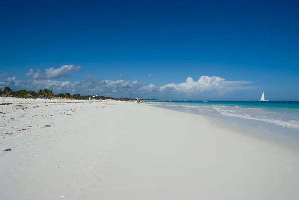 Huge Caribbean beach — Stock Photo, Image