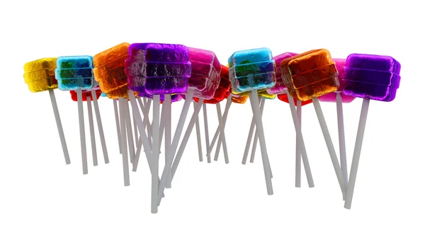 Lollipops composition — Stock Photo, Image