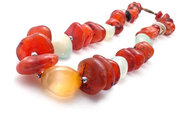 Necklace made of amber — Stock Photo, Image