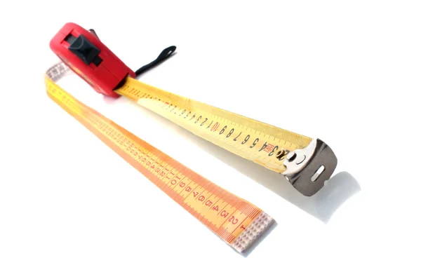 Měřicí pásky a ocelové pásky — Stock fotografie