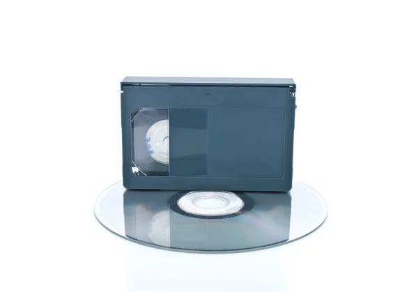DVD & mini VHS — Stock Photo, Image