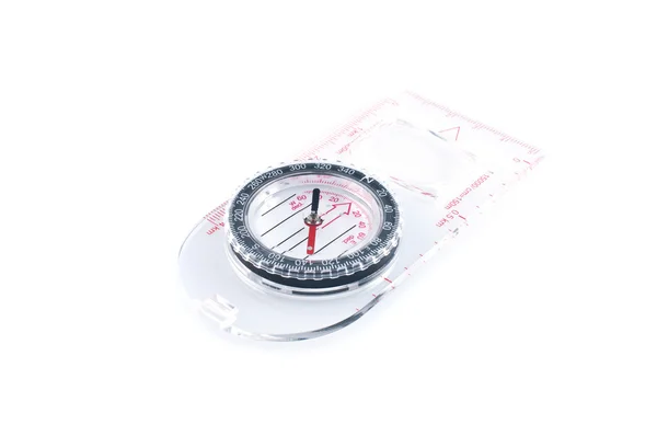 Transparenter Kompass — Stockfoto