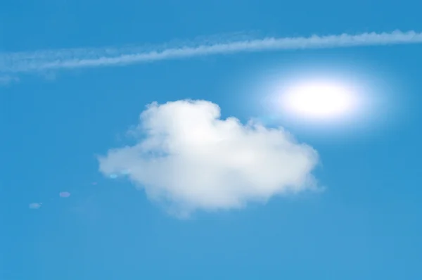 푸른 맑은 하늘 — 스톡 사진
