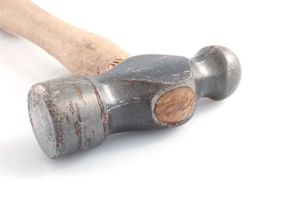 Молоток дерев'яною ручкою — стокове фото