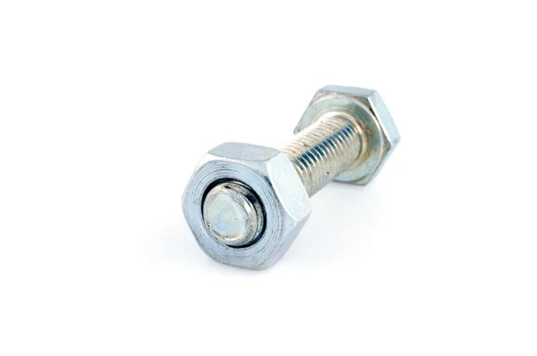 Metal bolt and nut — Stock Photo, Image