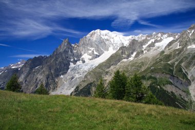 Mont Blanc and Aiguille Noire clipart