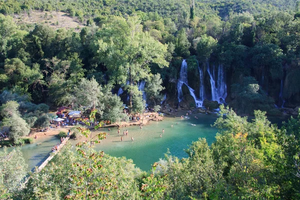 Vodopády Kravice - medjugorje — Stock fotografie