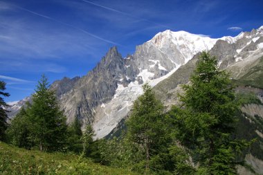 Mont blanc ve aiguille noire