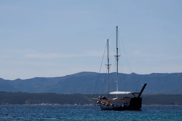 Hırvatistan'da yelken — Stok fotoğraf