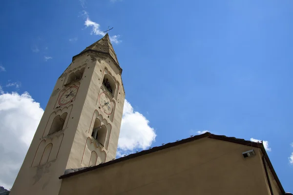 โบสถ์ Courmayeur — ภาพถ่ายสต็อก