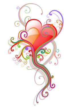 Abstract Heart clipart