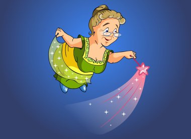 Granny fairy clipart