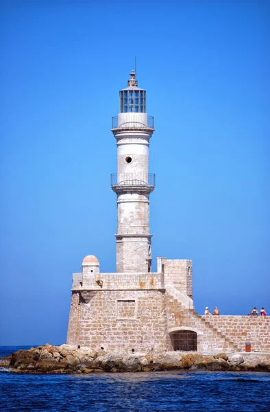 Chania lighthouse 02 — Stock Photo, Image