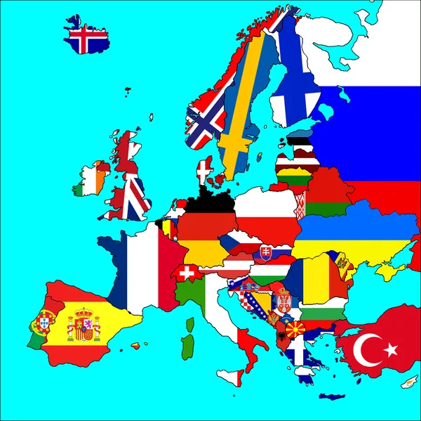 Map of EU member countries — Stock Photo © Tonygers #3055854